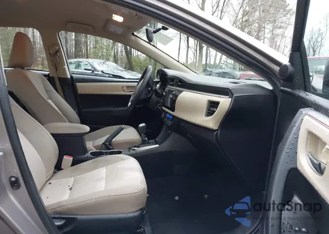 2015 Toyota Corolla Le из США, поврежденный, VIN 2T1BURHE8FC288592